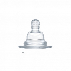 Эластичные силиконовые соски средний поток на широкое горлышко, 2 шт (Farlin, P-3)